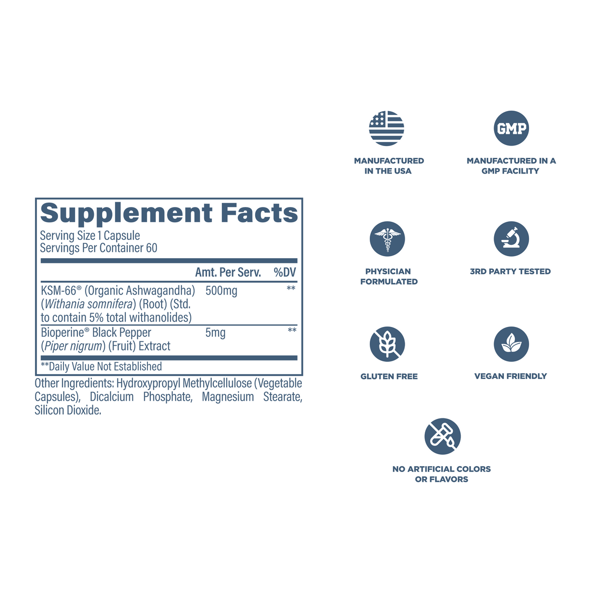 KSM 66 Supplement Facts