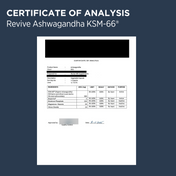 Revive Ashwagandha KSM-66 COA