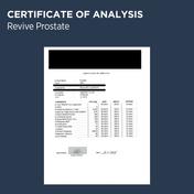 Revive Prostate COA