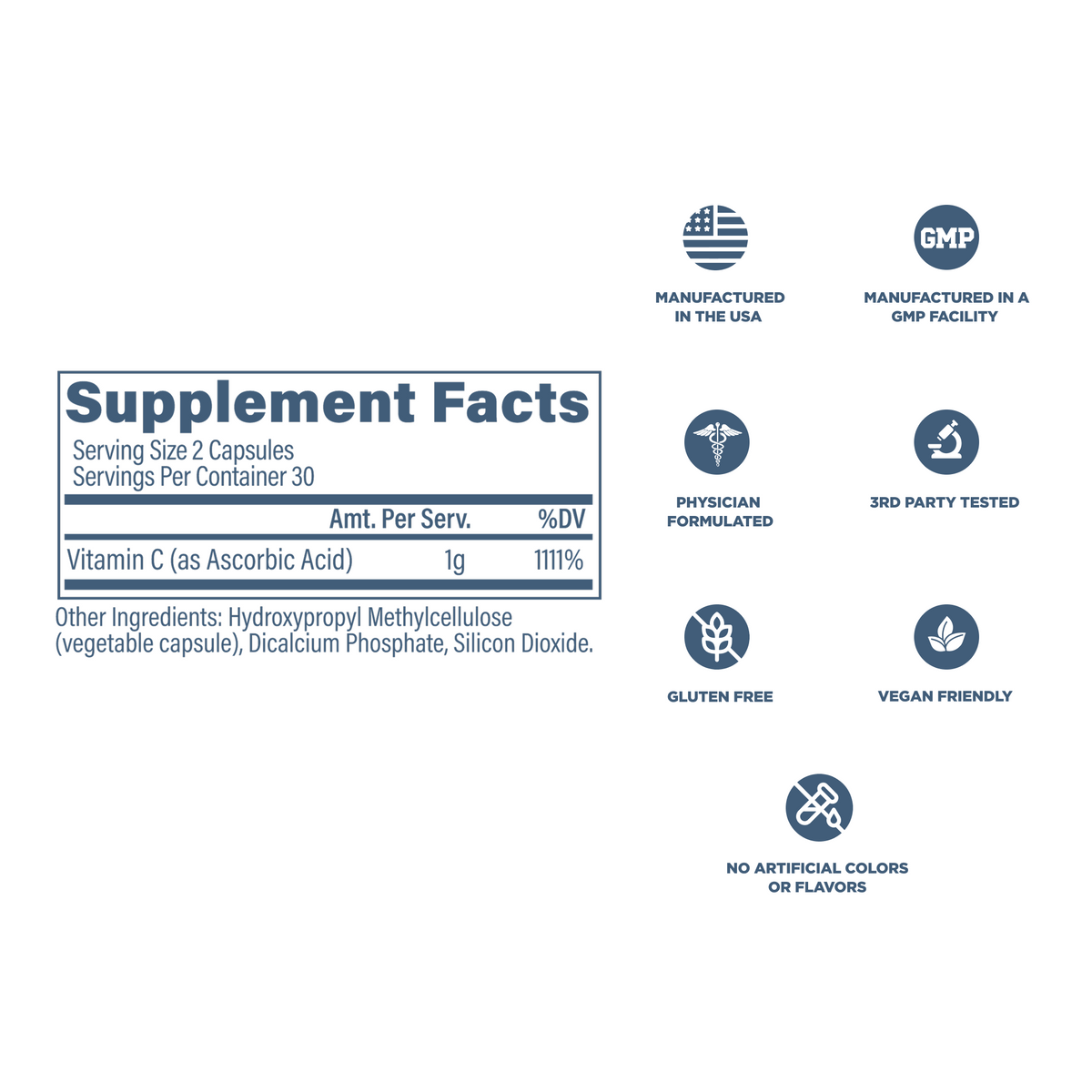 vitamin C supplement facts