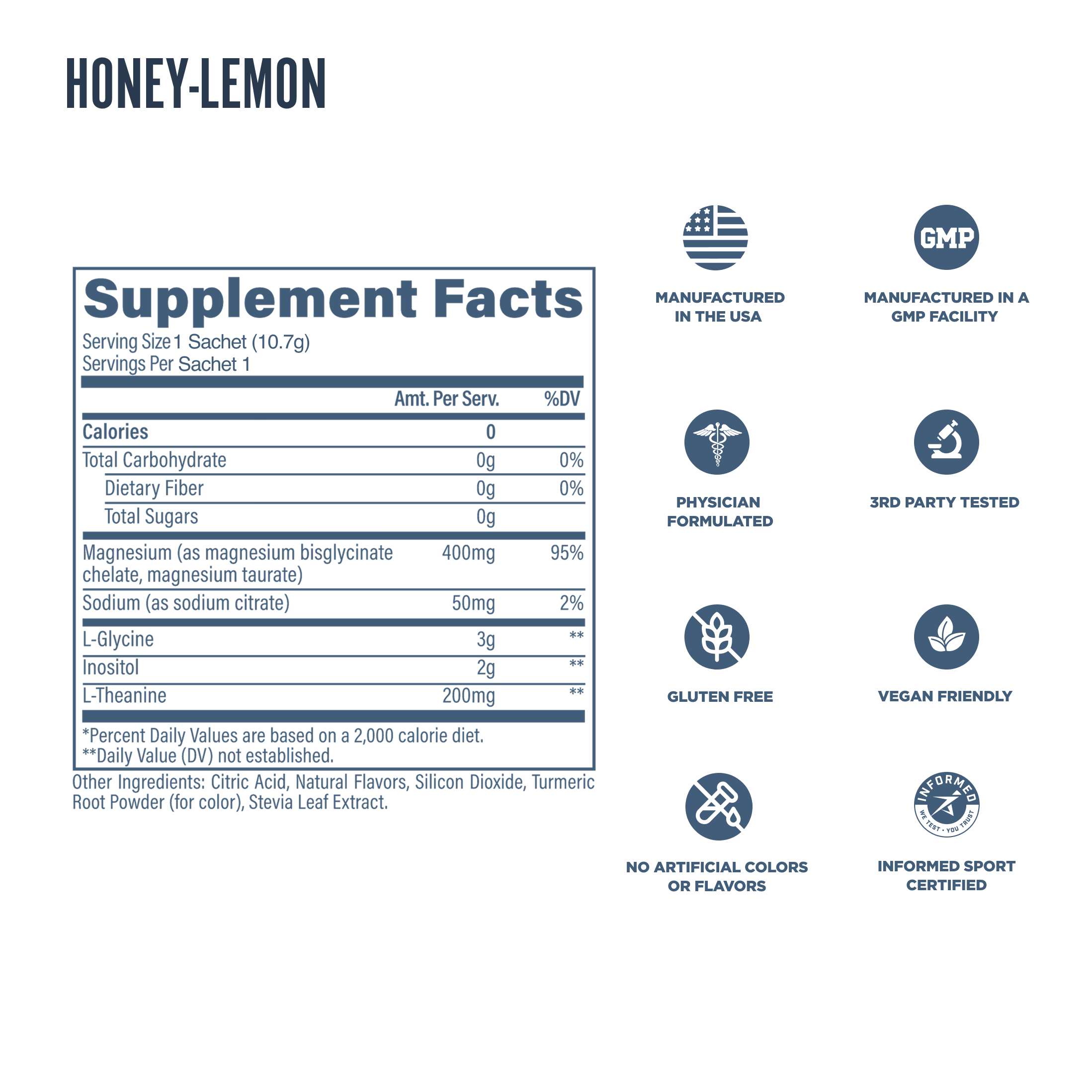 Sleep Honey Lemon Sachet